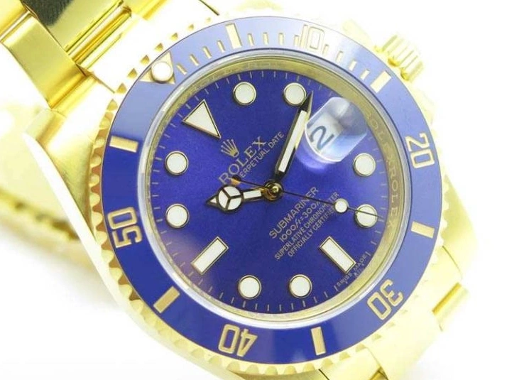 Wrapped YG Edition Best TW Full Blue A2836 116618LB Submariner 0803